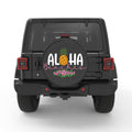 ALOHA BEACHES PEARL  WHITE CARBON FIBER TIRE COVER