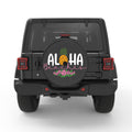 ALOHA BEACHES BLACK CARBON FIBER TIRE COVER