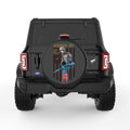 ALWAYS A SOLDIER BLACK TIRE COVER