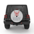 AMERICA S NAVY WHITE TIRE COVER