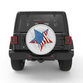 AMERICAN ARMY STAR BLACK TIRE COVER