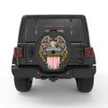 AMERICAN BALD EAGLE BLACK CARBON FIBER TIRE COVER