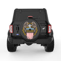 AMERICAN BALD EAGLE BLACK TIRE COVER