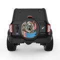 AMERICAN EAGLE ARMY SOLDIER BLACK TIRE COVER