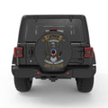 AMERICAN EAGLE ARMY VETERAN BLACK CARBON FIBER TIRE COVER
