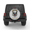AMERICAN EAGLE ARMY VETERAN WHITE TIRE COVER