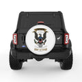 AMERICAN EAGLE ARMY VETERAN WHITE TIRE COVER