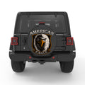 AMERICAN EAGLE PEARL  WHITE CARBON FIBER TIRE COVER
