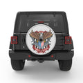 AMERICAN EAGLE USA FLAG SILVER CARBON FIBER TIRE COVER