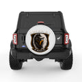 AMERICAN EAGLE PEARL  WHITE CARBON FIBER TIRE COVER