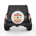 AMERICAN HUNTING REVOLUTION PEARL  WHITE CARBON FIBER TIRE COVER