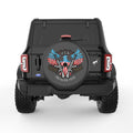 AMERICAN PRIDE EAGLE BLACK CARBON FIBER TIRE COVER