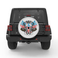 AMERICAN PRIDE EAGLE SILVER CARBON FIBER TIRE COVER