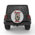 AMERICAN VETERAN US FLAG WHITE TIRE COVER