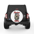 AMERICAN VETERAN US FLAG WHITE TIRE COVER