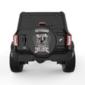 AMERICAN VETERAN WINGS AND GUNS BLACK TIRE COVER