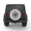 AMERICAN VETERAN WINGS AND GUNS WHITE TIRE COVER