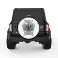 AMERICAN VETERAN WINGS AND GUNS WHITE TIRE COVER