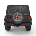 AMERICAN VETERAN WITH WINGS BLACK CARBON FIBER TIRE COVER