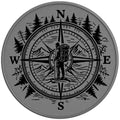BACKPACKER COMPASS SILVER CARBON FIBER TIRE COVER
