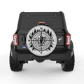 BACKPACKER COMPASS SILVER CARBON FIBER TIRE COVER