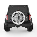 BACKPACKER COMPASS PEARL  WHITE CARBON FIBER TIRE COVER