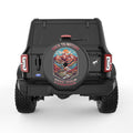 BACK TO NATURE BLACK CARBON FIBER TIRE COVER