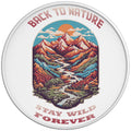 BACK TO NATURE WHITE TIRE COVER