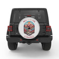 BACK TO NATURE SILVER CARBON FIBER TIRE COVER