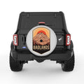 BADLANDS SILVER CARBON FIBER TIRE COVER