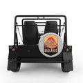 BADLANDS SILVER CARBON FIBER TIRE COVER FOR MOKE