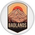BADLANDS WHITE TIRE COVER