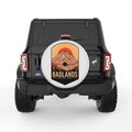 BADLANDS PEARL  WHITE CARBON FIBER TIRE COVER