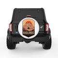 BADLANDS WHITE TIRE COVER