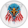 BALD EAGLE HEAD WHITE TIRE COVER