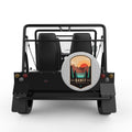BANFF SILVER CARBON FIBER TIRE COVER FOR MOKE