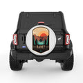 BANFF PEARL  WHITE CARBON FIBER TIRE COVER