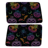 BATS AND SPIDERS COLORFUL HALLOWEEN QUARTER WINDOW DRIVER & PASSENGER DECALS