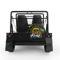 BEACH PLEASE BLACK TIRE COVER FOR MOKE