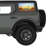 BEACH PLEASE QUARTER WINDOW DECAL FITS 2021+ FORD BRONCO 4 DOOR HARD TOP