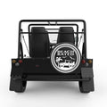 BEACH RATED BLACK CARBON FIBER TIRE COVER FOR MOKE