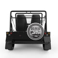 BEACH RATED SILVER CARBON FIBER TIRE COVER FOR MOKE