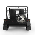 BEAR BLACK CARBON FIBER TIRE COVER FOR MOKE