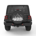 BEAR FAMILY PEARL  WHITE CARBON FIBER TIRE COVER