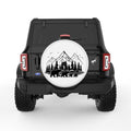 BEAR FAMILY WHITE TIRE COVER