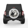 BEAR SILVER CARBON FIBER TIRE COVER