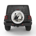 BEAR SILVER CARBON FIBER TIRE COVER