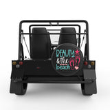 BEAUTY AND THE BEACH BLACK CARBON FIBER TIRE COVER FOR MOKE