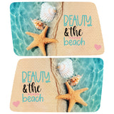 BEAUTY AND THE BEACH QUARTER WINDOW DRIVER & PASSENGER DECALS