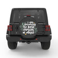 BECOMING THE BEST VERSION PEARL  WHITE CARBON FIBER TIRE COVER